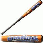 Big Barrel 2 34 Omaha. A dominant presence in Omaha since its introduction, Omaha is back for its seventh consecutive championship run. Developed by Alcoa and enhanced by Louisville Slugger engineers, Scandium XS alloy undergoes a proprietary heat treatment by Louisville Slugger, which maximizes the overall design, performance and durability of Scandium XS. This bat is designed for players between 13 and 15 years of age as well as younger players whose leagues allow bat diameters larger than 2 14.