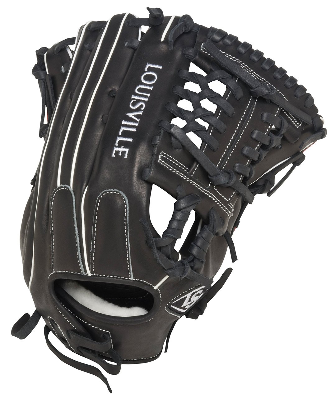 Louisville Slugger Super Z Black 14 inch Slow Pitch Softball Glove (Right Handed Throw) : The Super Z Series is the first of its kind in Slow Pitch. The unique Flare technology has up to 15% wider fielding surface vs. a traditional pattern allowing for quick-transfer of the ball from glove to hand, because every split second counts.