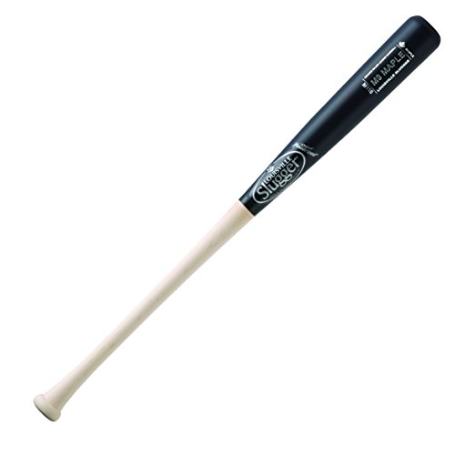 Lousiville Slugger M9 Wood Baseball Bat. #1 Grade Maple. Natural high gloss. Handle: 1, Barrel: Medium. Turning model M110, Cupped. BBCOR Approved