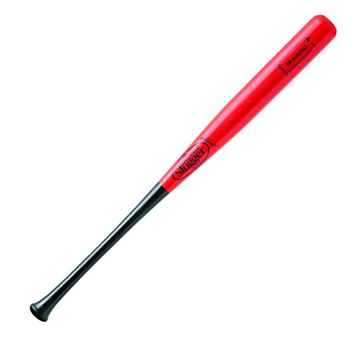 Unlike other training bats, the Louisville Slugger 34 bat is constructed like a typical wood bat, with added weight. Players using the training bat can train to increase swing speed and strength, without derailing their form to compensate for the unusually shaped bats found elsewhere.
