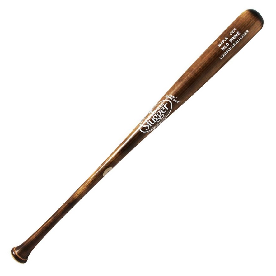 Model C271 - Balanced Swing Weight. Amish Veneer Maple. Heavy Flame with High Gloss. Bone Rubbed and MLB Ink Dot. Cupped End - Yes. Louisville Slugger 2015 MLB Prime Maple Wood Baseball Bats Stronger. Harder. Farther. MLB Prime gives you the chance to swing the EXACT same bat as the big leaguers. MLB Prime is built with the best quality Veneer wood, Amish craftsmanship, our exclusive 360 degree compression to increase hardness, our advanced finish system and is now bonerubbed for a visible hardness. To guarantee we give you only MLB quality wood, all of our Birch and Maple models feature the MLB Ink Dot giving you the strongest bat in the game. Maple is a dense timber for a harder hitting surface. Closedgrain wood is less prone to flake like Ash and allows for more durability. Maple is now the #1 species among elite hitters. Louisville Slugger is the Official Bat of Major League Baseball. MLB Prime Maple Wood Bat Features Highest quality veneer maple is a hard, dense timber that makes for a powerful bat Amish Craftsmanship techniques make for stronger bats Closed grain structure provides stiffness and hardness to the barrel which prevents flaking and splintering Cupped end controls the weight of the bat and gives players ideal swing speed 360 compression for added hardness Advanced Finish System means all MLB Prime bats are 9H rated Highest Rating Available Prime Bats are the same bats used by MLB allstars C271 WBVM 271BG Wood: Amish Veneer Maple Finish: Black high gloss Handle: 1516 Barrel: Medium Turning Model: C271 (Brandon Phillips) Cupped: Yes