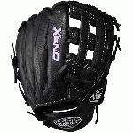 When top-of-the-line leather meets a soft lining a game-ready glove like no other is born. The Xeno is stylish and provides a sure feel desgined specifically for the female player. 12.5 Pitcher Dual Post Web Soft Pigskin Wrist Lining