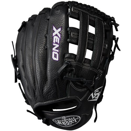 louisville-slugger-xeno-12-5-inch-fastpitch-softball-glove-double-post-black-right-hand-throw LXNRF17125-RightHandThrow Louisville 887768498344 When top-of-the-line leather meets a soft lining a game-ready glove like