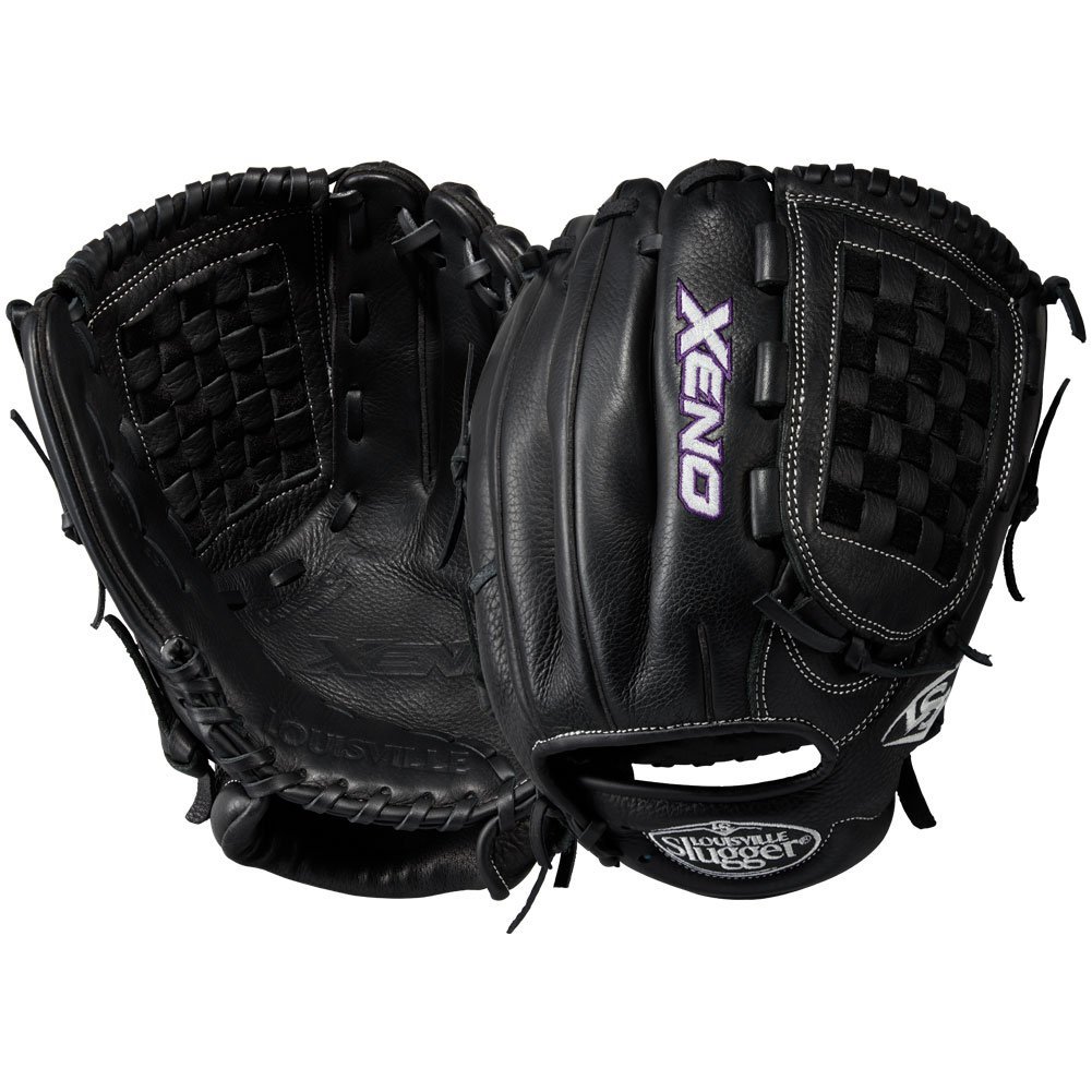 louisville-slugger-xeno-12-inch-fastpitch-softball-glove-closed-basket-black-right-hand-throw LXNRF1712-RightHandThrow Louisville 887768498337 Louisville Slugger Xeno Fastpitch Softball Glove 12.00. Designed to perfection by