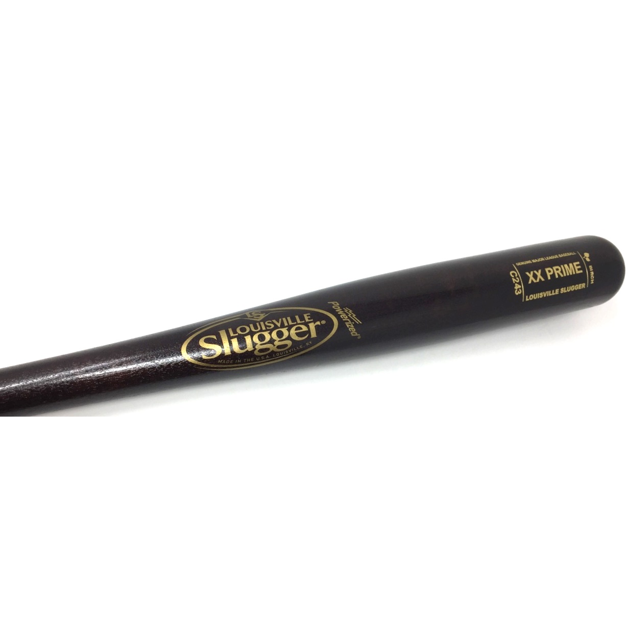 Louisville Slugger XX Prime Birch Wood Bat. Hickory in color. Professional Louisville Slugger Bats. C243 Turning Model.