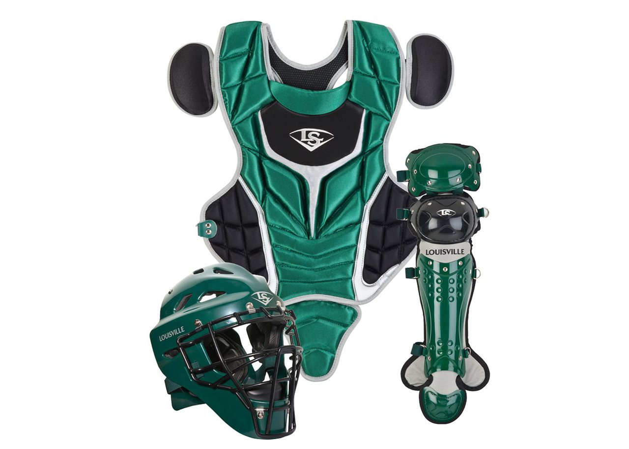 louisville-slugger-youth-pg-series-5-catchers-set-dark-green-black PGS514-STYGB Louisville B00G1XDLH4 Made from extra-tough lightweight materials that keep you protected while easily