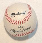 Markwort S92 Official League Baseball (1 each) : Markwort Official Baseball with Syn-Tan cover with cork and rubber core.