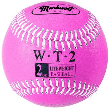 Markwort Weighted 9 Leather Covered Training Baseball (2 OZ) : Build your arm strength with Markwort training weighted baseballs. As you train gradually increase the weight of the ball as you build strength in your throwing arm. Color coded cover indicates the ball weight. Weighted baseballs are 9 inch circumference with varying weights. Leather cover, white stitching. Weighted core. Size of regulation baseballs are 9 and 5 oz.