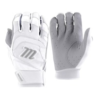 marucci 2021 signature batting glove white white adult large