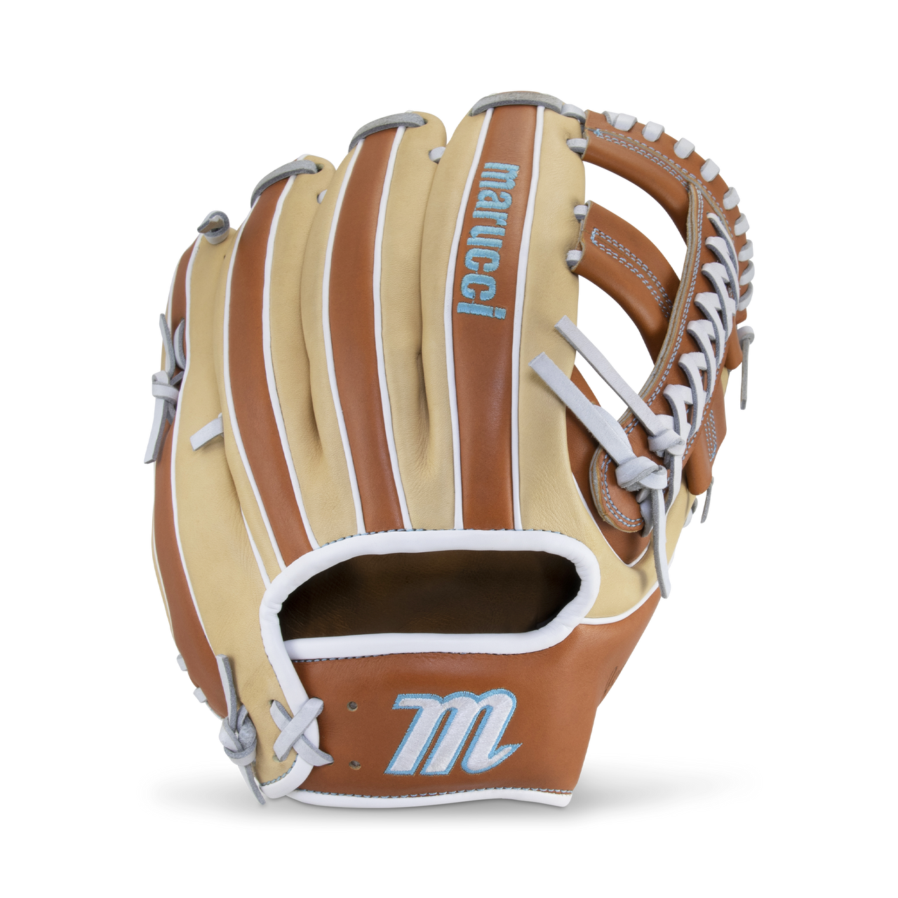 The ACADIA FASTPITCH M TYPE 45A5FP 12 BRAIDED POST is a premium softball glove designed to provide comfort, fit and performance. Equipped with the M Type fit system, it features integrated thumb and pinky sleeves, as well as a cushioned thumb stall, ensuring a secure and comfortable grip. The glove has a deep, dual wide shape, made from high-quality full-grain cowhide leather, and a supple leather palm lining with added cushioning for extra comfort. It also has a tapered hand stall for a customized fit and smooth microfiber wrist and finger linings for the younger player. The professional-grade rawhide laces provide durability, and the glove is available in both right and left-handed throw versions. The right-hand throw is recommended for pitcher, infield, and outfield positions, while the left-hand throw is best for pitcher and outfield positions.