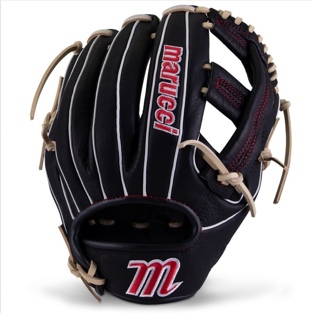 M Type fit system provides integrated thumb and pinky sleeves with enhanced thumb stall cushioning to maximize comfort and feel.  Shape: Tapered Depth: Medium Designed for lightweight feel and increased fielding control Full-grain cowhide leather shell Supple leather palm lining with added cushioning Narrow-tapered hand stall sizing for ideal fit Smooth microfiber wrist lining and finger lining Available in right-hand throw and left-hand throw Recommended for pitcher and infield 