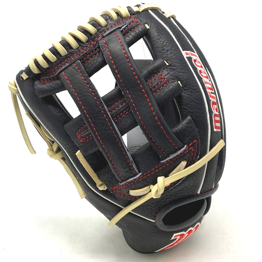 The Marucci Acadia Series Youth Baseball Glove is a high-quality and reliable choice for young players. With its 12 inch size and H-web pattern, this glove is ideal for a variety of positions, including pitcher, infield, and outfield. One of the standout features of this glove is the M Type Fit System, which provides integrated thumb and pinky sleeves for added comfort and control. The enhanced thumb stall cushioning helps to reduce pressure points and improve overall feel, making it easier for young players to focus on making the play. The Marucci Acadia Series Youth Baseball Glove is also designed for a lightweight feel, allowing young players to make quick and easy movements on the field. The full-grain cowhide leather shell provides durability and strength, while the supple leather palm lining offers additional cushioning to help absorb shock and reduce hand fatigue. In addition to its performance features, the Marucci Acadia Series Youth Baseball Glove also features a sleek and stylish design. The tapered shape and medium depth provide a classic look, while the narrow-tapered hand stall sizing ensures an ideal fit for young players. The smooth microfiber wrist lining and finger lining add an extra layer of comfort, helping to wick away moisture and keep hands dry during the game.
