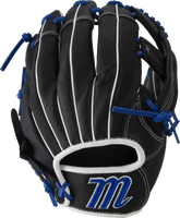 Full leather shell provides strength while padded palm lining reduces weight Reinforced finger tops protect against fielding abrasion and increase structural longevity Narrow-fit hand opening and scaled-down pro patterns for an ideal fit Pro-grade rawhide laces add strength Designed for lightweight feel and increased fielding control.