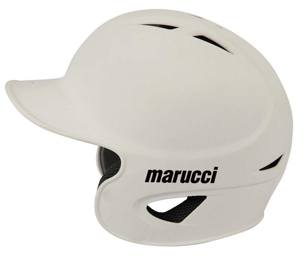 Marucci Adult SI-80 High Speed 80 MPH Batting Helmet (Black, Medium) : Engineered for maximum protection against high-speed impact, the Marucci SI-80 High Speed Batting Helmet provides a comfortable fit and keeps you safe from any wild pitch. The adult SI-80 Batting Helmet is offered in multiple sizes to help you find that ideal fit. The patented impact-dispersing Unequal Kevlar pad system is lined with pro-inspired moisture-wicking fabric to keep you cool and comfortable.