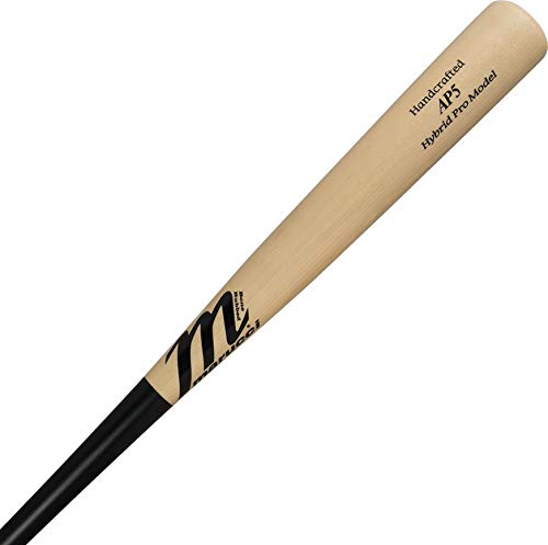 100% maple wood exterior with two-piece inner composite tube system AP5 turn model 2 5/8 inch barrel diameter BBCOR certified, NCAA, NFHS, & Perfect Game approved 90 Day manufacturer's warranty. The all new AP5 Hybrid from Marucci features a 100% maple wood exterior with AP5 turn model profile and two-piece inner composite tube system to create an authentic, traditional feel and sound of a wood bat with the benefits of composite technologies. Comes with a 90 day manufacturer's warranty from Marucci. - Two-piece inner composite tube system provides increased durability and increased performance - 100% maple wood exterior provides authentic, traditional feel and sound of a wood bat - AP5 turn model profile features a large barrel, along with a tapered knob and handle to produce a slightly end-loaded feel - 2 5/8 inch barrel diameter - NCAA, NFHS, & Perfect Game approved - BBCOR certified - 90 Day manufacturer's warrant.