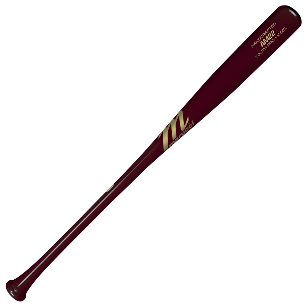 marucci-am22-youth-maple-wood-baseball-bat-27-inch MYVE2AM22-CH-27 Marucci 840058736786 YOUTH AM22 PRO MODEL Hit for average Hit for power The