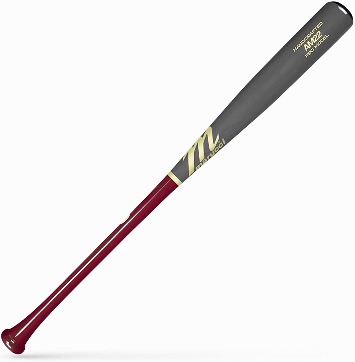 Hit for average Hit for power The AM22 Pro Model wood bat allows you to control both with authority. This maple baseball bat features a thick tapered knob and handle to balance out the wrath of a large, explosive barrel.