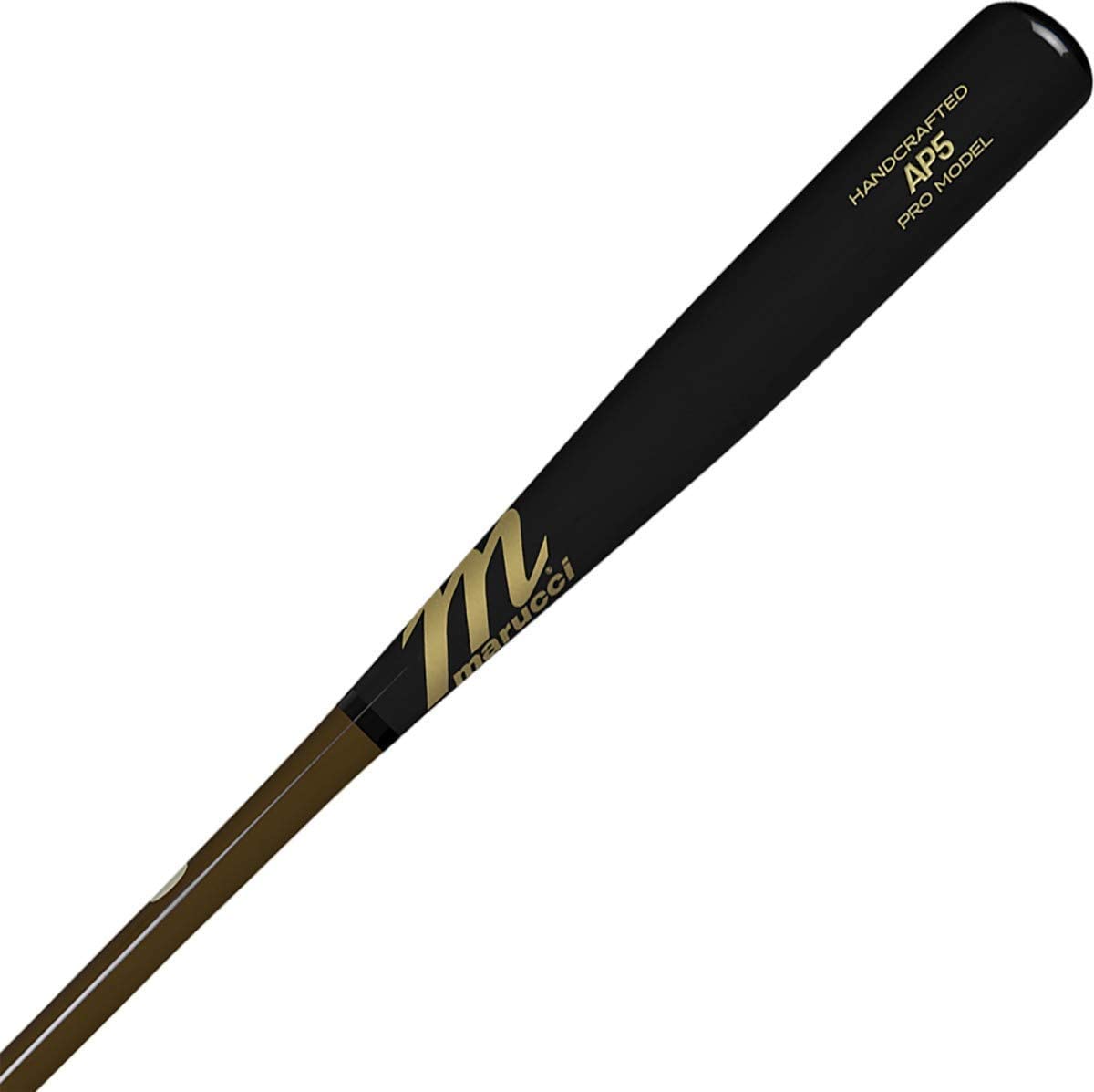 marucci-ap5-maple-pro-wood-baseball-bat-32-inch-brown-black MVE2AP5-BRBK-32 Marucci 840058700060 Knob Tapered. Handle Tapered. Barrel Large. Feel End Loaded. Handcrafted from
