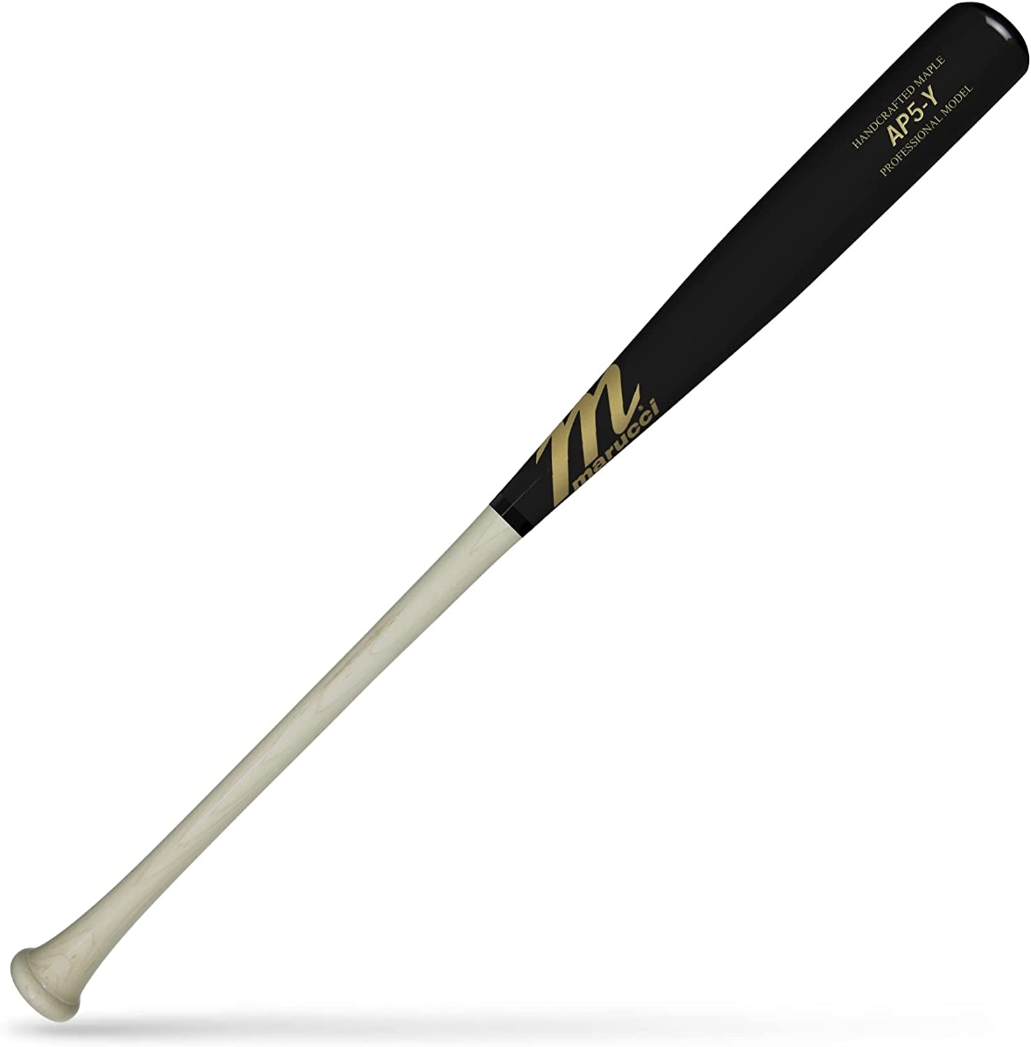 The Marucci AP5 Youth Wood Bat is designed to help young ball players unleash their power at the plate. Made with the same specifications as the adult AP5, this youth pro model bat features a tapered knob and traditional handle, providing a comfortable grip for young players. The large barrel is end-loaded, delivering maximum power and a satisfying thud when you make contact with the ball. Handcrafted from Marucci's top-quality maple, the barrel is bone rubbed to ensure optimal wood density, providing a solid and durable bat that's ready to perform. With a 2 1/4 inch barrel diameter, this youth wood bat is perfect for players of all skill levels who want to take their game to the next level. And with a 30-day warranty included, you can feel confident in your purchase and enjoy peace of mind.