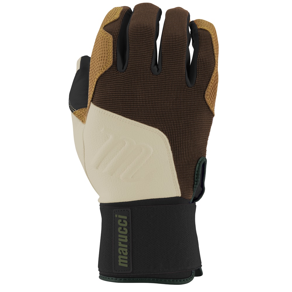 marucci-blacksmith-full-wrap-batting-gloves-brown-tan-adult-large MBGBKSMFW-BRTN-AL Marucci 840058749137 BLACKSMITH BATTING GLOVES Your game is a craft built through hard