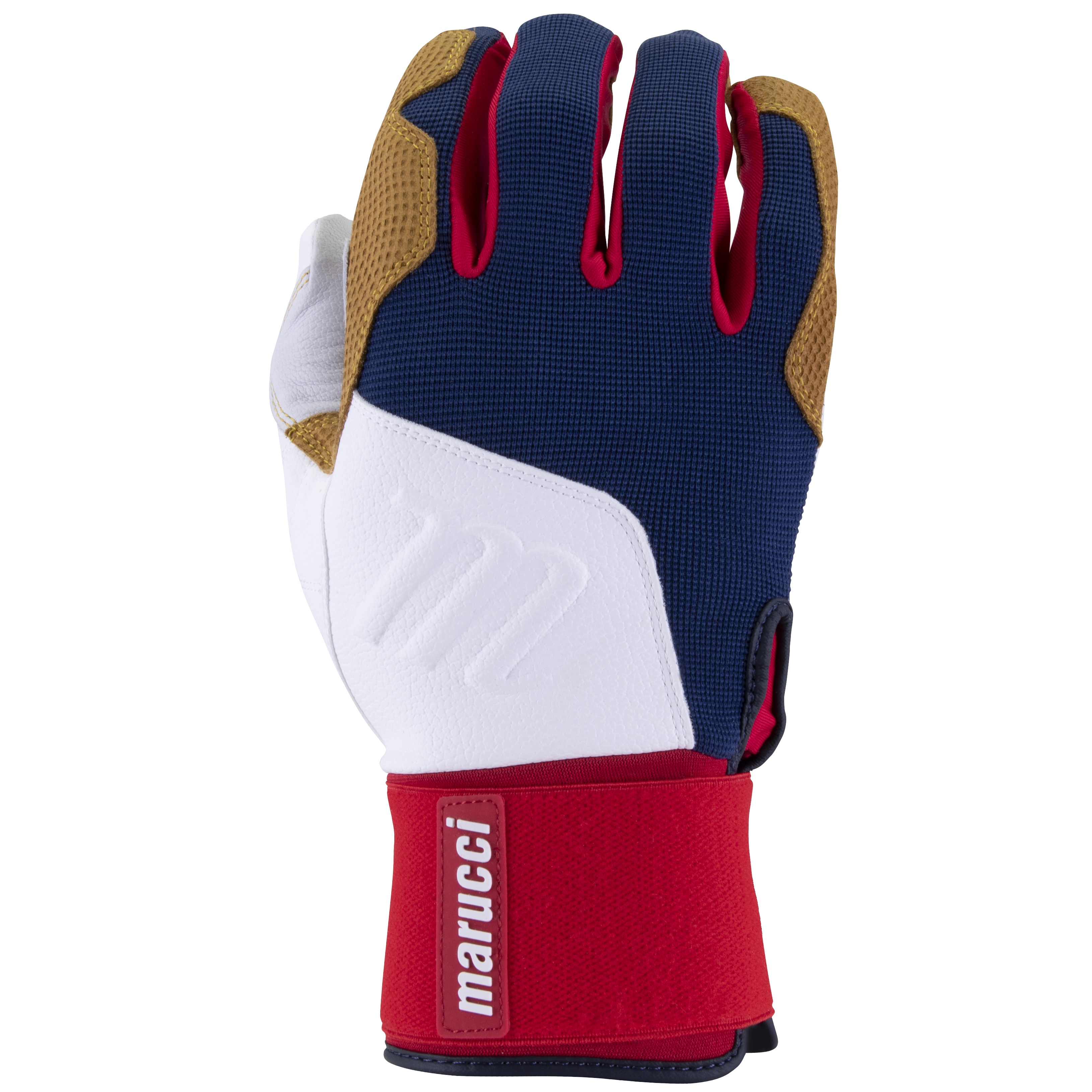 marucci-blacksmith-full-wrap-batting-gloves-usa-adult-large MBGBKSMFW-USA-AL Marucci 840058749182 BLACKSMITH BATTING GLOVES Your game is a craft built through hard