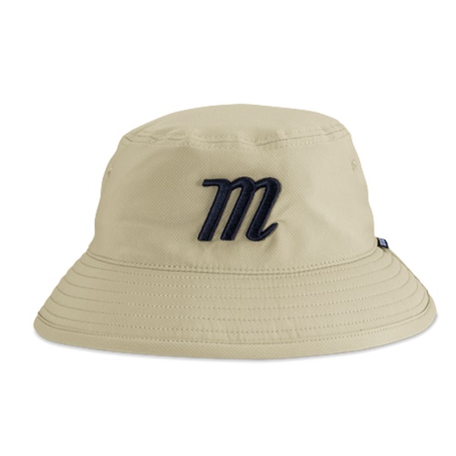 Made for long summer days at the ballpark or on the water, this bucket hat provides 360-degree sun cover to ensure comfortability during outdoor activities.   Durable, lightweight poly-fabric Breathable side mesh ventilation Adjustable drawcord for fit 2.25 wide brim for sun protection One size fits most 