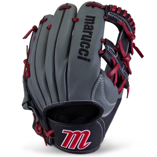 marucci-caddo-youth-baseball-glove-11-5-inch-i-web-right-hand-throw MFGCADD1150-GYR-RH Marucci 840058746891 S Type fit provides a traditional hand stall with adjustable thumb and