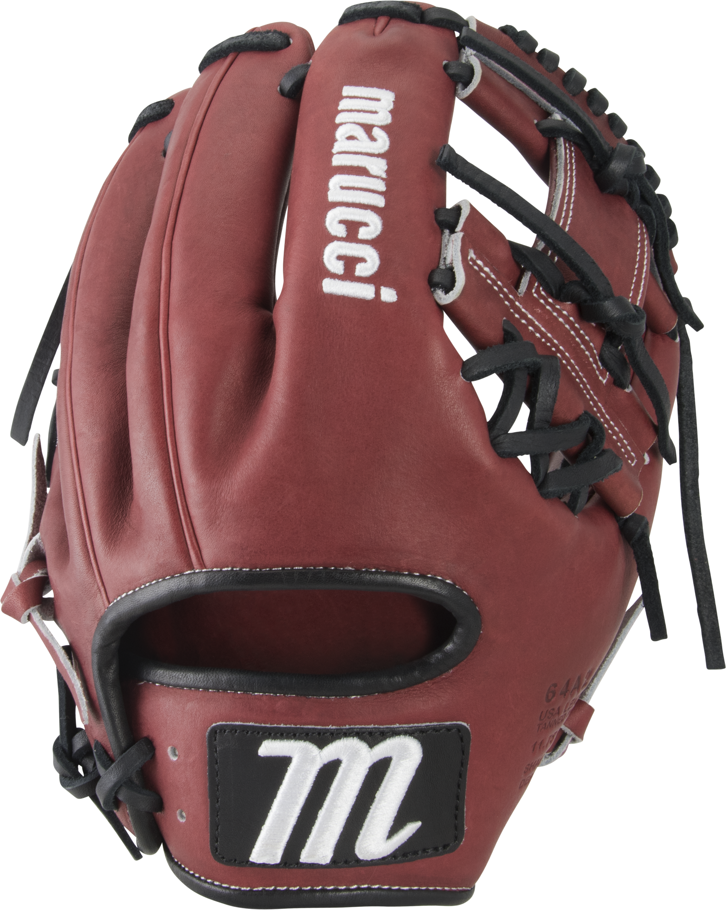 marucci-capitol-11-75-baseball-glove-64a2-single-i-web-right-hand-throw MFGCP64A2-WNBK-RightHandThrow Marucci  849817099216 Premium Japanese-tanned USA Kip leather combines ideal stiffness with lightweight feel