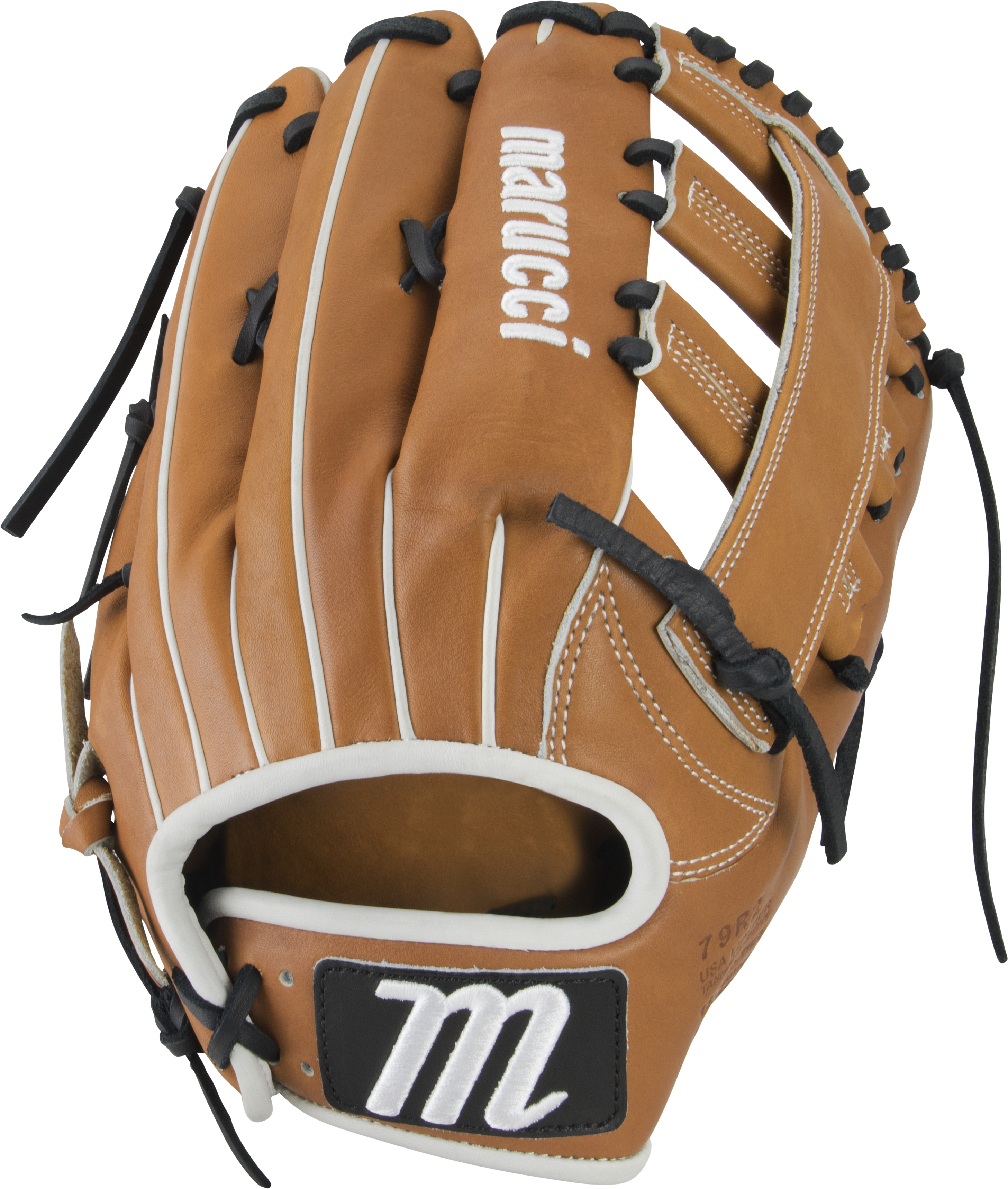 marucci-capitol-12-75-baseball-glove-79r2-two-bar-post-web-left-hand-throw MFGCP79R2-TFBK-LeftHandThrow Marucci  849817099315 Premium Japanese-tanned USA Kip leather combines ideal stiffness with lightweight feel