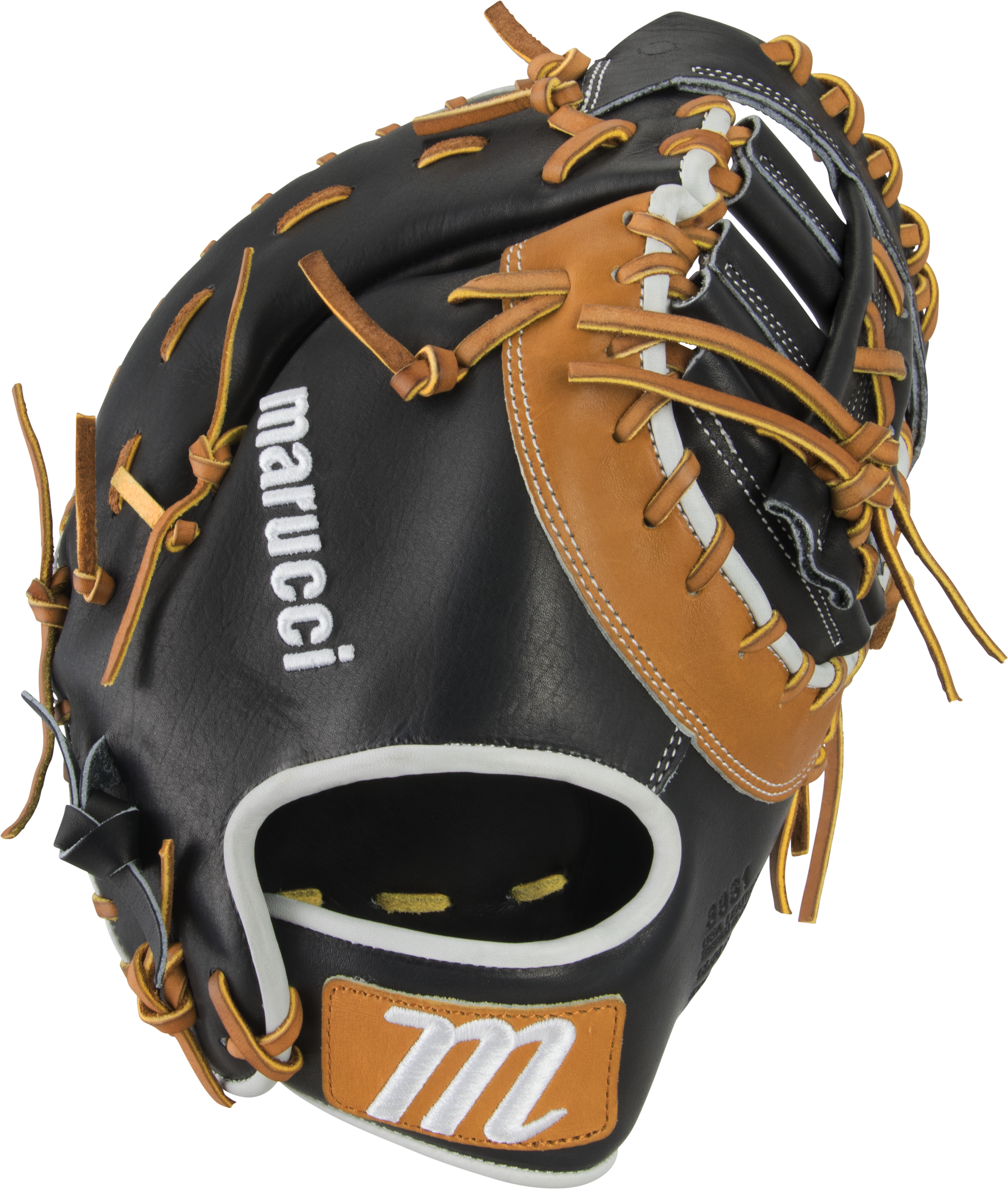 marucci-capitol-13-first-base-mitt-baseball-glove-39si-two-bar-post-web-right-hand-throw MFGCP39S1-BKTF-RightHandThrow Marucci  849817099322 Premium Japanese-tanned USA Kip leather combines ideal stiffness with lightweight feel