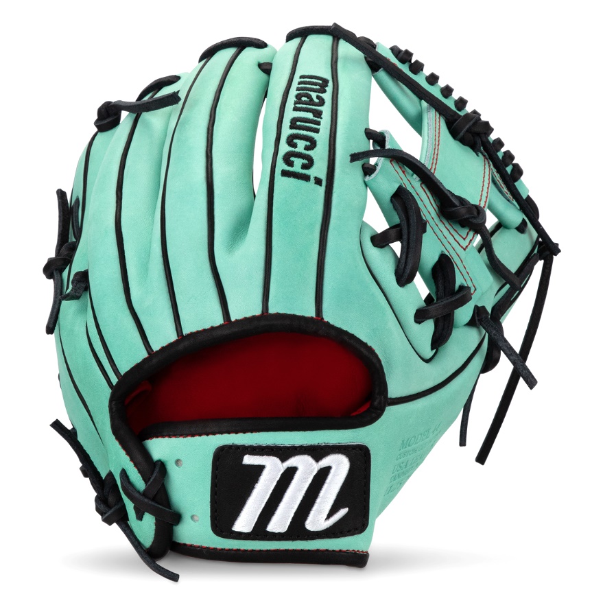 The Marucci Capitol line of baseball gloves is a top-of-the-line series designed to offer players the utmost comfort feel and durability on the field. One of the standout features of this line is the M Type fit system which integrates thumb and pinky sleeves with enhanced thumb stall cushioning providing a glove that maximizes both comfort and feel. When it comes to the materials used in these gloves Marucci has spared no expense in ensuring their quality. The back shell leather of the glove is made from Japan Kip a premium leather known for its strength and durability. This leather not only provides excellent structure but also contributes to the lightweight feel of the glove. Similarly the palm shell leather is also sourced from Japan Kip. By using this high-quality leather Marucci ensures that the glove maintains its ideal structure while remaining lightweight. This combination of structure and lightweight feel is essential for players who require both flexibility and responsiveness from their glove. The palm lining of the Capitol gloves is made from cabretta sheepskin the highest grade available. Cabretta sheepskin offers a luxurious texture that adds to the overall comfort of the glove. It also helps to enhance the grip and feel when catching and fielding the ball. The finger lining of the gloves is made from genuine leather which adds to the durability and longevity of the product. The use of genuine leather in this area ensures that the gloves can withstand the rigors of intense gameplay maintaining their shape and performance over time. The fit of the Capitol gloves is designed to be professional-grade. Marucci has paid meticulous attention to the design and construction of these gloves ensuring that they provide a snug and secure fit. This fit is crucial for players as it allows for maximum control and responsiveness when making plays on the field. In addition to the high-quality materials and exceptional fit the Capitol gloves also feature moisture-wicking mesh wrist lining. This lining helps to keep the player's hands cool and dry during long games or practices. The inclusion of dual density memory foam padding adds an extra layer of comfort and protection to the wrist area minimizing the impact of catching hard-hit balls. To further enhance the durability of the gloves Marucci has equipped the Capitol line with professional-grade rawhide laces. These laces offer maximum tear resistance ensuring that the glove maintains its shape and structure even after repeated use.   Marucci 2024 Cypress and Capitol Baseball Glove and First Base and Catchers Mitts - Ballgloves