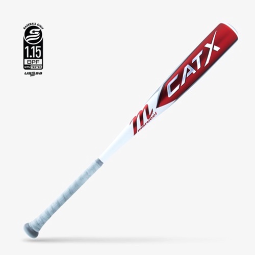 THE CATX SENIOR LEAGUE -10 Finely tuned barrel profile creates more surface area and higher overall performance, while a more balanced design creates faster swings. Designed for a smooth, solid feel during contact by adding the optimal amount of liquid-gel in the knob to reduce and absorb vibrations like never before. Tightened Production Tolerances: allow barrel diameters to be built to the maximum limit, creating more surface area and higher overall performance One-Piece Alloy Construction: clean, consistent, traditional swing feelPrecision Balanced Barrel: produces a lower M.O.I. for precision and control Liquid-Gel Dampening Knob: patent pending technology features the optimal amount of liquid-gel to reduce and absorb vibrations for a smooth, solid feel during contactAZR Aluminum: responsive, durable alloy provides better feel, more forgiveness, and more performanceMulti-Variable Wall Design: expanded sweet spot and thinner walls for more forgiving off-centered performanceRing-Free Barrel Construction: allows for more barrel flex and increased performance with no dead spotsCustom-Molded Handle Taper: ergonomically designed for each weight drop for a better fit, more bat control, and a better overall feel between athlete and bat. Designed to be easily removable to fit athletes’ preferences.Micro-Perforated Soft-Touch Grip: soft and tacky grip for improved feel and control The CATX comes standard with a gray 1.75mm gripGrip weight and manufacturing tolerances may cause slight deviation from the listed weight2 3/4 barrelUSSSA 1.15 BPF certifiedOne year warranty included