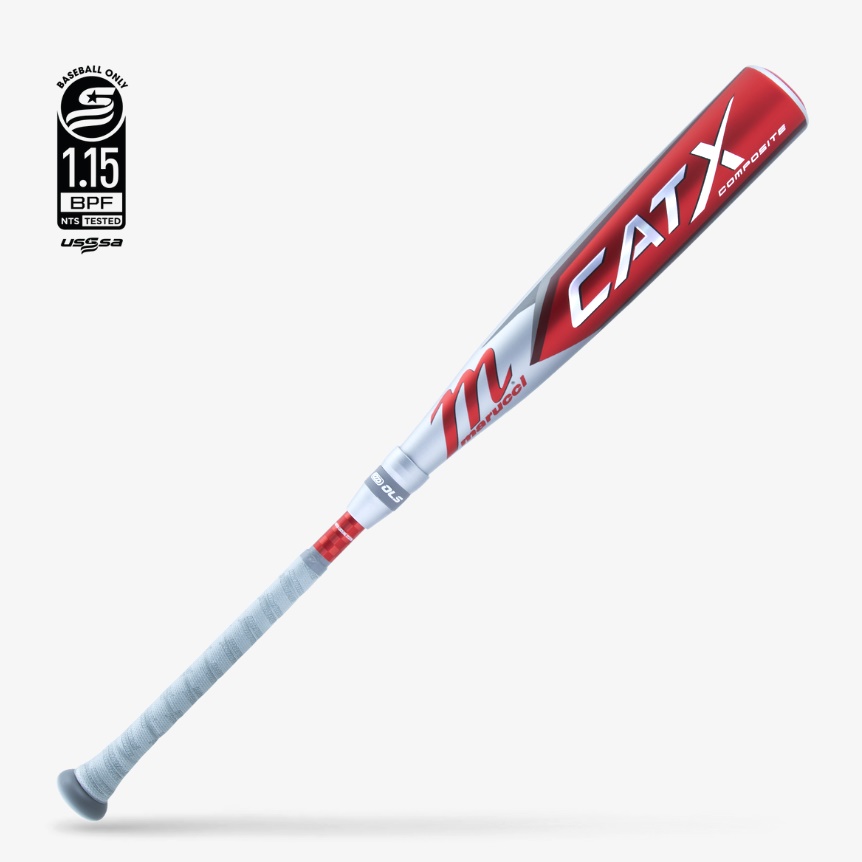 THE CATX COMPOSITE SENIOR LEAGUE BASEBALL BAT -10 The CATX Composite Senior League -10 bat features a finely tuned barrel profile that creates a more balanced design, allowing players to generate faster swing speeds while maintaining larger composite barrels. Its mid-balanced barrel has a wider sweet spot and a medium M.O.I. design for maximum performance that can be used easily by all players. The balance point has been moved to create a slightly more balanced design.  The two-piece composite construction of the CATX Composite Senior League -10 bat features an ultra-responsive barrel built with multi-directional layers, and a S-40 composite handle that helps to transfer more energy faster from athlete to ball for better performance. The bat also has a one-of-a-kind outer-locking system (OLS) connection that connects the barrel to the handle from the outside in, creating the stiffest connection available and dismissing virtually all vibrations on contact for the strongest, smoothest swing yet. Additionally, the CATX Composite Senior League -10 bat has a ring-free barrel construction that allows for more barrel flex and increased performance with no dead spots, and a custom-molded handle taper that is ergonomically designed for each weight drop for a better fit, more bat control, and a better overall feel between athlete and bat. The bat also features a micro-perforated soft-touch grip that is soft and tacky for improved feel and control. The CATX Composite Senior League -10 bat comes standard with a gray 1.75mm grip and is USSSA 1.15 BPF certified. Grip weight and manufacturing tolerances may cause slight deviation from the listed weight, and a one-year warranty is included.     Top Reviews:        This bat has the perfect balance and light swing weight that makes it amazing. It provides tons of pop and is the best USSSA bat out there. I am truly impressed with its performance and recommend it to anyone looking for a hot bat. The grip is also amazing and my son loves it! The CATX is an unbelievable bat with balanced weight and tons of pop. I got the 28/18 for my 8-year-old son who plays for an 8U USSSA classification team in Florida, and he absolutely loves it. The bat is hot and has the best pop I’ve seen. I highly recommend this bat to anyone looking for a high-quality product. I am blown away by this bat's performance. The exit velocity is ridiculous, and it hasn't even been broken in yet. My 10-year-old son uses it for travel ball, and it has quickly become his go-to bat. The balance and pop are unmatched, and the grip is also top-notch. Great job on this awesome bat!   