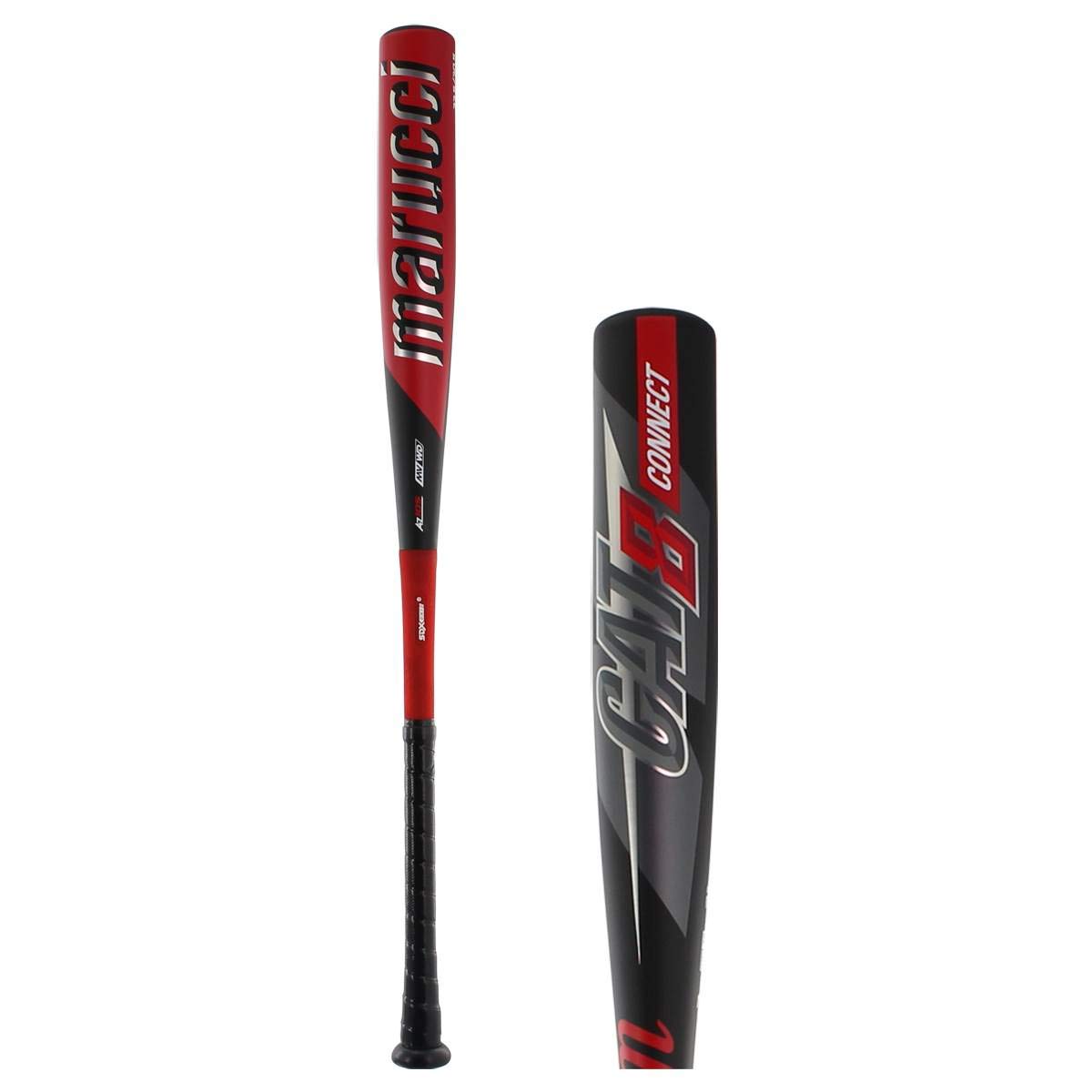 2 5/8 Inch Barrel Diameter -3 Length to Weight Ratio AZ105 Alloy, The Strongest Aluminum On The Marucci Bat Line, Allows For Thinner Barrel Walls, A Higher Response Rate And Better Durability BBCOR Certified Carbon Composite Handle / AZ105 Alloy Barrel.