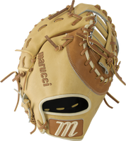 • Premium Japanese-tanned steerhide leather provides stiffness and rugged durability • Extra-smooth cowhide lining with padding-wrapped thumb and pinky loops • Professional-grade USA rawhide laces from Tennessee Tanning Co. • Moisture-wicking mesh wrist lining with added padding.