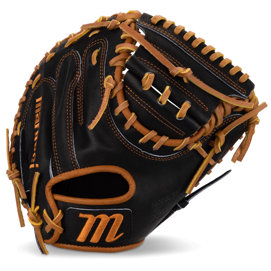 The Marucci Cypress line of baseball gloves is a high-quality collection designed to offer players exceptional comfort feel and durability. Key among its features is the M Type fit system which includes integrated thumb and pinky sleeves with enhanced thumb stall cushioning. This innovative design maximizes both comfort and feel ensuring that players can perform at their best. The materials used in the construction of the Cypress gloves further contribute to their outstanding performance. The back shell leather of the glove is crafted from Japan Steerhide a premium leather known for its durability and ruggedness. This leather provides the gloves with excellent structure while offering the necessary toughness to withstand intense gameplay. Similar to the back shell the palm shell leather is also sourced from Japan Steerhide. By utilizing this high-quality leather Marucci ensures that the gloves maintain their structure and durability throughout prolonged use. This combination of structure and durability is crucial for players who demand a glove that can handle the demands of the game. The palm lining of the Cypress gloves is made from smooth cowhide offering a luxurious feel and enhancing overall comfort. This lining not only provides a soft and comfortable touch but also helps improve grip and feel during catching and fielding. The finger lining of the gloves is also crafted from smooth cowhide ensuring durability and longevity. This choice of material enhances the gloves' ability to withstand the wear and tear associated with regular use maintaining their shape and performance over time. The fit of the Cypress gloves is designed to be professional-grade providing players with a snug and secure feel. Marucci's attention to detail in design and construction ensures that the gloves fit well allowing for maximum control and responsiveness on the field. To enhance comfort and protection the Cypress gloves feature extra-smooth sheepskin lining with added high-density foam finger stall cushioning. This combination provides a luxurious feel while offering additional support and padding in the finger area. The gloves are equipped with moisture-wicking mesh wrist lining which helps keep the hands cool and dry during extended play. The inclusion of dual-density memory foam padding in the wrist area adds an extra layer of comfort and protection minimizing the impact of catching hard-hit balls. Marucci has equipped the Cypress line with professional-grade rawhide laces to enhance durability. These laces offer maximum tear resistance ensuring that the gloves maintain their shape and structure even after repeated use.   Marucci 2024 Cypress and Capitol Baseball Glove and First Base and Catchers Mitts - Ballgloves