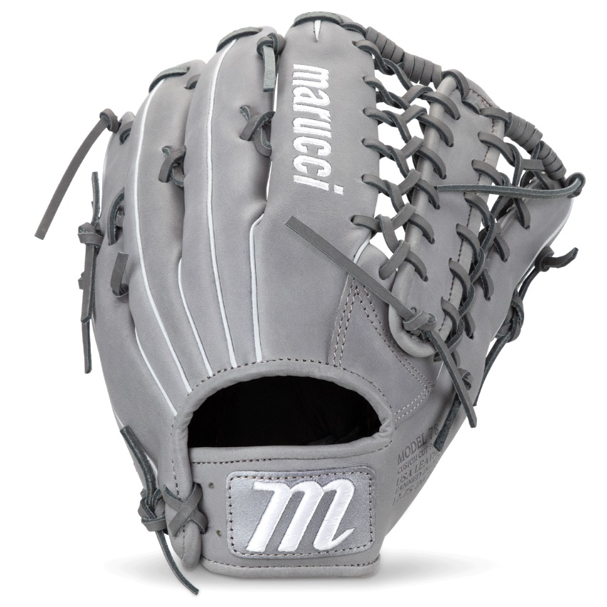 The Marucci Cypress line of baseball gloves is a high-quality collection designed to offer players exceptional comfort feel and durability. Key among its features is the M Type fit system which includes integrated thumb and pinky sleeves with enhanced thumb stall cushioning. This innovative design maximizes both comfort and feel ensuring that players can perform at their best. The materials used in the construction of the Cypress gloves further contribute to their outstanding performance. The back shell leather of the glove is crafted from Japan Steerhide a premium leather known for its durability and ruggedness. This leather provides the gloves with excellent structure while offering the necessary toughness to withstand intense gameplay. Similar to the back shell the palm shell leather is also sourced from Japan Steerhide. By utilizing this high-quality leather Marucci ensures that the gloves maintain their structure and durability throughout prolonged use. This combination of structure and durability is crucial for players who demand a glove that can handle the demands of the game. The palm lining of the Cypress gloves is made from smooth cowhide offering a luxurious feel and enhancing overall comfort. This lining not only provides a soft and comfortable touch but also helps improve grip and feel during catching and fielding. The finger lining of the gloves is also crafted from smooth cowhide ensuring durability and longevity. This choice of material enhances the gloves' ability to withstand the wear and tear associated with regular use maintaining their shape and performance over time. The fit of the Cypress gloves is designed to be professional-grade providing players with a snug and secure feel. Marucci's attention to detail in design and construction ensures that the gloves fit well allowing for maximum control and responsiveness on the field. To enhance comfort and protection the Cypress gloves feature extra-smooth sheepskin lining with added high-density foam finger stall cushioning. This combination provides a luxurious feel while offering additional support and padding in the finger area. The gloves are equipped with moisture-wicking mesh wrist lining which helps keep the hands cool and dry during extended play. The inclusion of dual-density memory foam padding in the wrist area adds an extra layer of comfort and protection minimizing the impact of catching hard-hit balls. Marucci has equipped the Cypress line with professional-grade rawhide laces to enhance durability. These laces offer maximum tear resistance ensuring that the gloves maintain their shape and structure even after repeated use.   Marucci 2024 Cypress and Capitol Baseball Glove and First Base and Catchers Mitts - Ballgloves