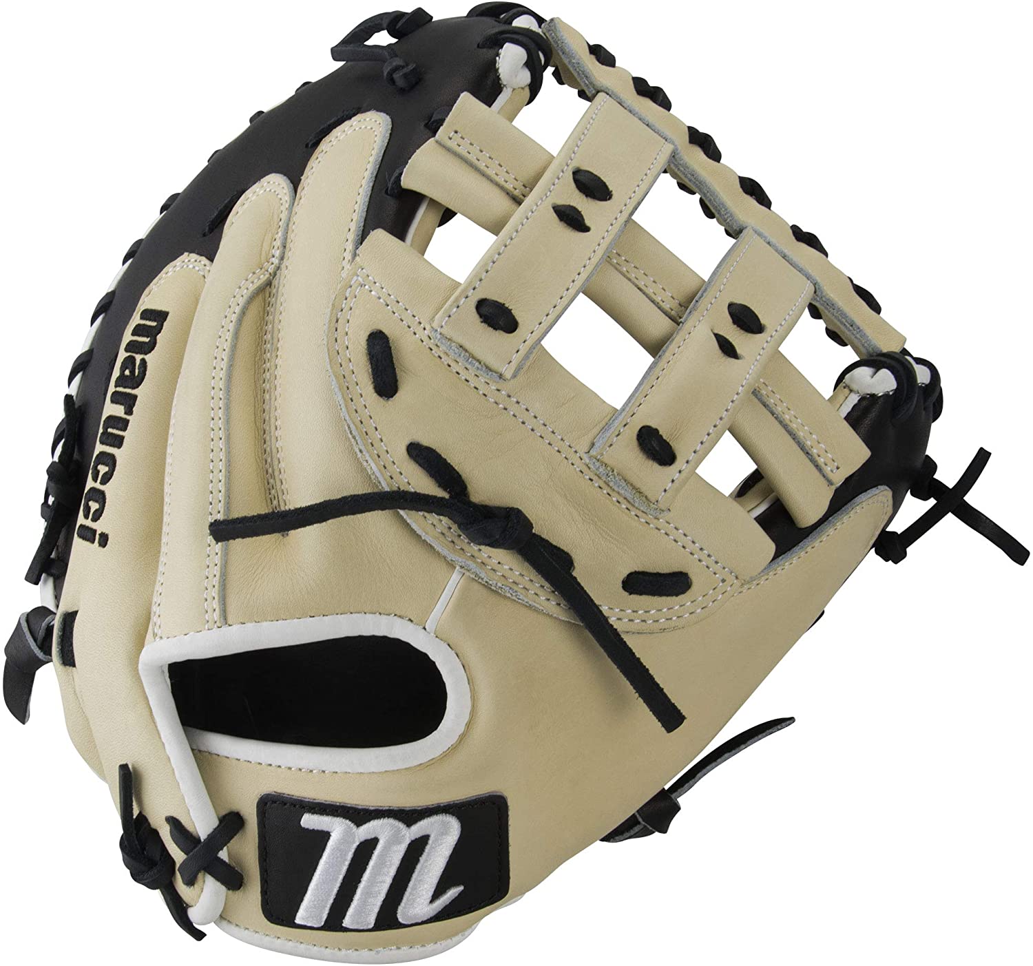 marucci-magnolia-series-mg2fp-34-softball-fast-pitch-catchers-mitt-h-web-right-hand-throw MFGMG2FP-CMBK-RightHandThrow Marucci  Premium Japanese-tanned steer hide leather provides stiffness and rugged durability Cushioned