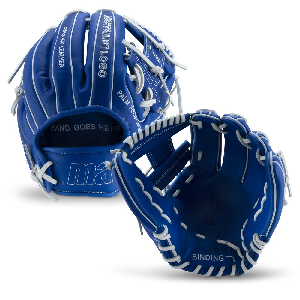 The Marucci Capitol M Type 44A2 11.75 I-Web Blueprint theme baseball glove - a thoughtful masterpiece, designed with intricate details similar to a schematic drawing. Glove Cowboy, Eric Walbridge, has brought his expertise to create a glove that combines both comfort and feel. The M Type fit system integrates thumb and pinky sleeves, along with enhanced thumb stall cushioning, to ensure maximum comfort.    Crafted from premium Japanese-tanned USA Kip leather, this glove provides an ideal structure and lightweight feel. The highest-grade cabretta sheepskin lining adds a luxurious texture and further enhances comfort. The moisture-wicking mesh wrist lining, combined with dual-density memory foam padding, ensures your hands stay dry and comfortable throughout the game. Professional-grade rawhide laces have been used to provide maximum tear-resistance, making this glove durable and long-lasting. It is available in right-hand throw and recommended for second base, shortstop, and third base. Experience the Marucci Nightshift: Blueprint and elevate your game with this exceptional baseball glove.                 CAPITOL M TYPE 44A2 11.75” I-WEB        Shape: Dual Wide  Depth: Medium  Premium Japanese-tanned USA Kip leather combines ideal structure and lightweight feel  Highest-grade cabretta sheepskin lining provides luxurious texture and enhanced comfort  Moisture-wicking mesh wrist lining with dual-density memory foam padding  Professional-grade rawhide laces provide maximum tear-resistance  Available in right-hand throw  Recommended for second base, shortstop, third base     MARUCCI NIGHTSHIFT: BLUEPRINT                        