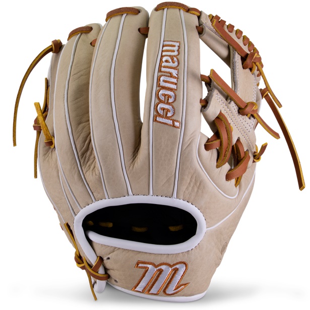 M Type fit system provides integrated thumb and pinky sleeves with enhanced thumb stall cushioning to maximize comfort and feel.  Shape: Dual Wide Depth: Medium Full-grain cowhide leather shell Supple leather palm lining with added cushioning Smooth microfiber wrist lining with high-density memory foam Professional-grade rawhide laces for durability Available in right-hand throw Recommended for infield 