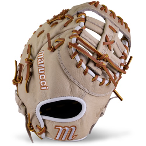 M Type fit system provides integrated thumb and pinky sleeves with enhanced thumb stall cushioning to maximize comfort and feel.  Shape: Neutral Depth: Deep Full-grain cowhide leather shell Supple leather palm lining with added cushioning Smooth microfiber wrist lining with high-density memory foam Professional-grade rawhide laces for durability Available in right-hand throw and left-hand throw Recommended for first base 