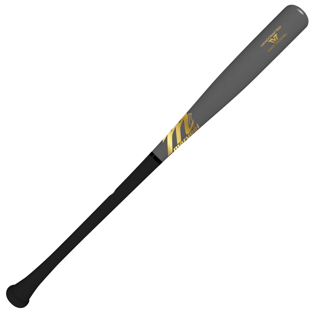    This bat is made for getting on base. Marucci Partner Trea Turner’s TVT Pro Model was inspired by his quick playstyle and is crafted for contact. This model features a large barrel, thin handle and a tapered knob that gives it an end-loaded feel and increased bottom hand control. Made for hitters that love covering all areas of the strike zone.   FEATURES   • Knob: Tapered • Handle: Thin • Barrel: Medium/Large • Feel: End-loaded • Handcrafted from top-quality maple • Bone rubbed for ultimate wood density • Great transition bat from aluminum to wood • Big League-grade ink dot certified • 30-day warranty included   TREA TURNER TVT PRO MODEL          