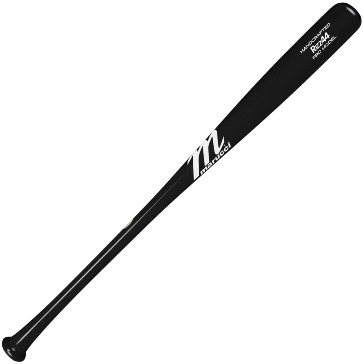 marucci-rizz44-maple-pro-wood-baseball-bat-32-inch MVE2RIZZ44-BK-32 Marucci 840058700619 Knob Traditional. Handle Medium. Barrel Traditional. Feel Balanced. Handcrafted from top