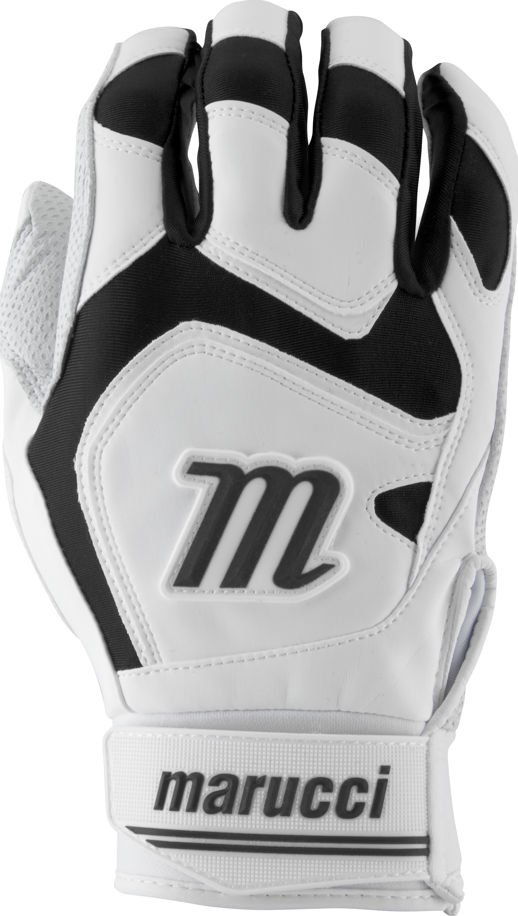 marucci-signature-batting-gloves-mbgsgn2-1-pair-white-black-adult-large MBGSGN2-WBK-AL Marucci 849817096581 2019 Model MBGSGN2-W/BK Consistency And Craftsmanship Commitment To Quality And Understanding