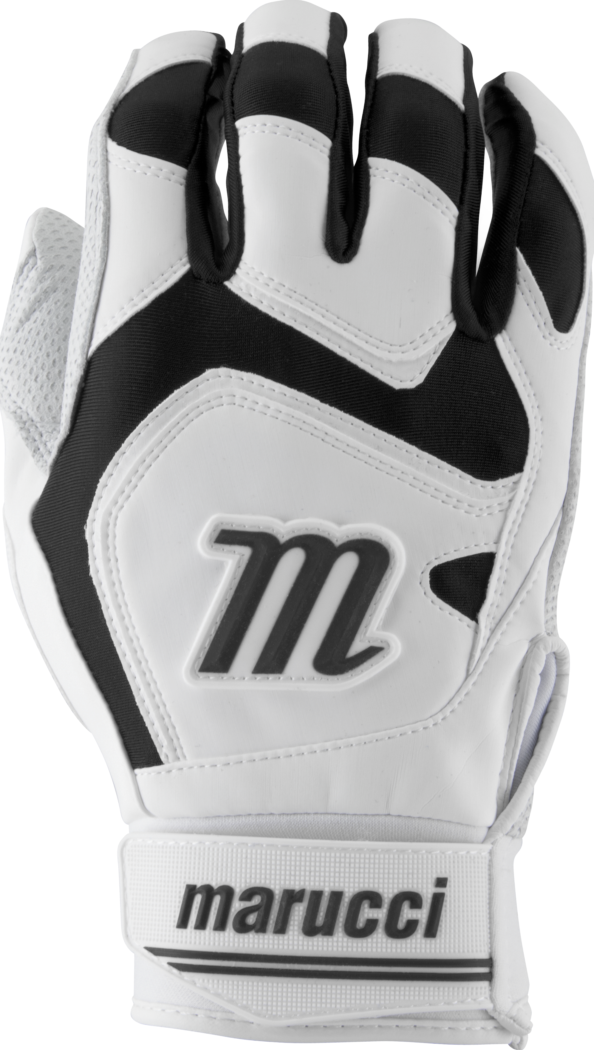marucci-signature-batting-gloves-mbgsgn2-1-pair-white-black-adult-medium MBGSGN2-WBK-AM Marucci 849817096598 2019 Model MBGSGN2-W/BK-AS Consistency And Craftsmanship Commitment To Quality And Understanding