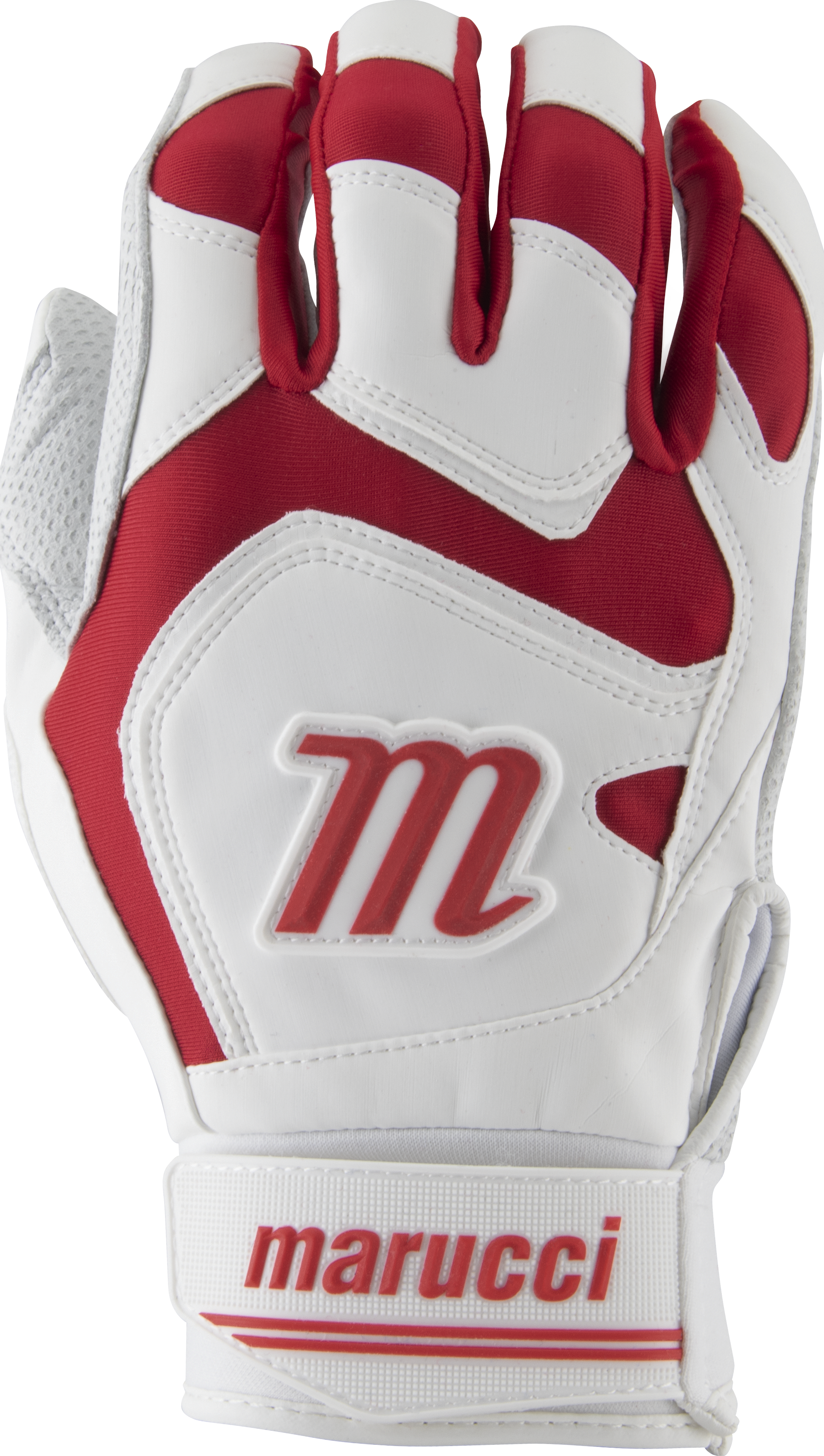 marucci-signature-batting-gloves-mbgsgn2-1-pair-white-red-adult-medium MBGSGN2-WR-AM Marucci 849817096697 2019 Model MBGSGN2 Consistency And Craftsmanship Commitment To Quality And Understanding