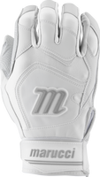 marucci signature batting gloves mbgsgn2 1 pair white white adult large