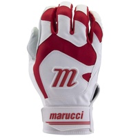 marucci signature youth batting gloves red youth large