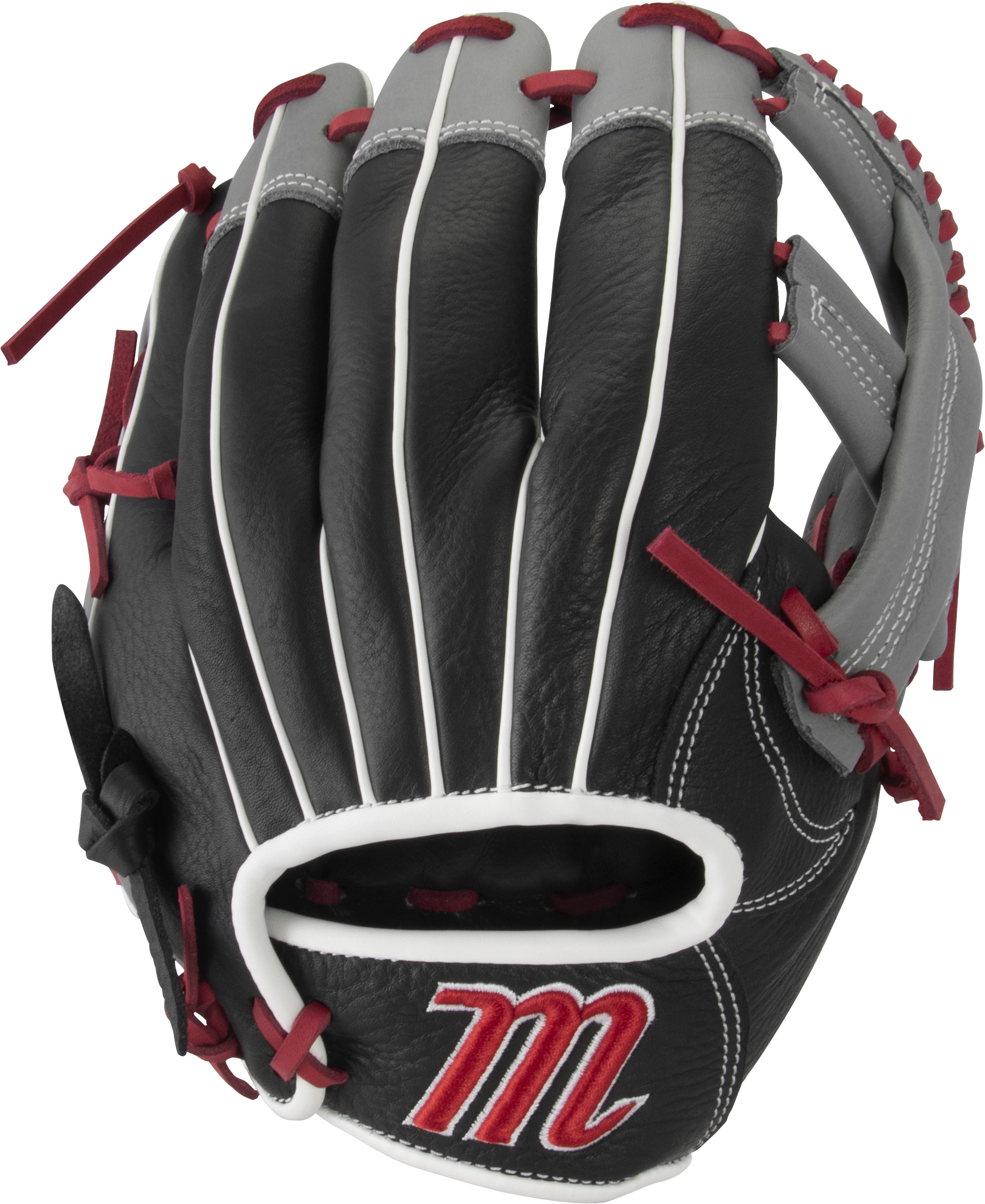 marucci-vermilion-youth-baseball-glove-vr1150y-11-5-single-post-right-hand-throw MFGVR115Y-BKR-RightHandThrow Marucci 849817099643 Oiled cowhide leather shell and padded leather palm lining Reinforced finger