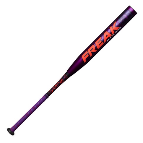 miken-2018-freak-20th-anniversary-maxload-usssa-softball-bat-34-in-25-oz MF20MU-3-25 Miken 658925038310 The Miken Freak Maxload provides a massive 14” long barrel with